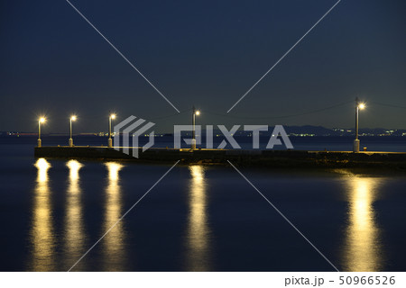 深夜の原岡桟橋 【千葉県南房総市】 岡本桟橋 50966526