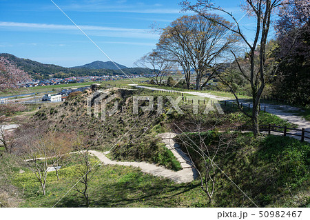 山城 月山富田城 春 山城 月山富田城 春 50982467