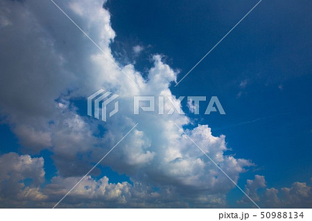 空高く舞い上がる雲、青く澄む空 空高く舞い上がる雲、青く澄む空 50988134