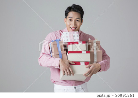 Attractive young man. sale, shopping, fashion, and style concept photo 578 50991561