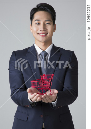 Attractive young man. sale, shopping, fashion, and style concept photo 302 50992232