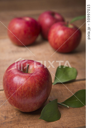 Healthy and weight loss concept, Red apple whole and half piece 087 50997015