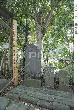 厳島神社の石造庚申塔（鎌倉市小袋谷） 51001748
