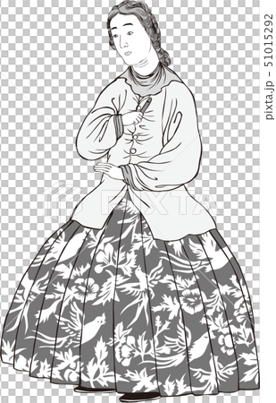浮世絵 異人 その5 白黒 浮世絵 異人 その5 白黒 51015292