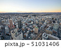 浜松市中心部の夕景 51031406