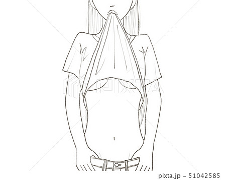 Girly Line Drawing Stock Illustration