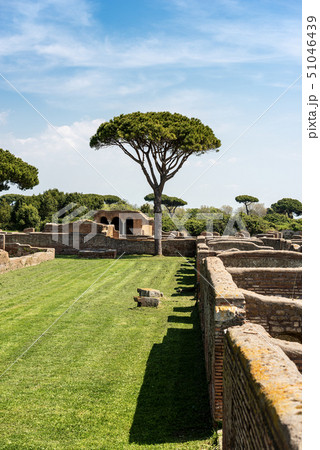 Roman buildings of Ostia Antica - Rome Italy 51046439