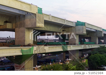 Construction site of sky train redline 51052304