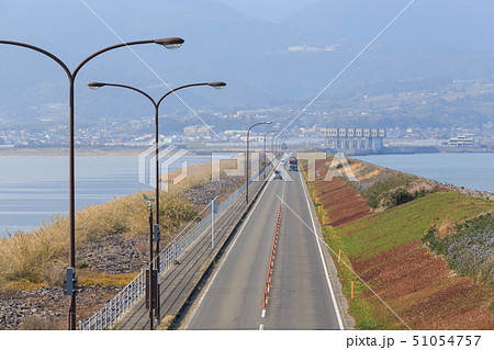 長崎_諫早湾干拓堤防道路 51054757