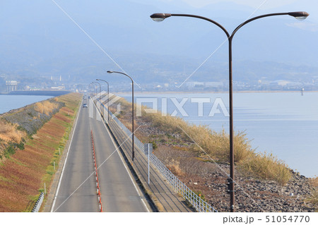 長崎_諫早湾干拓堤防道路 51054770