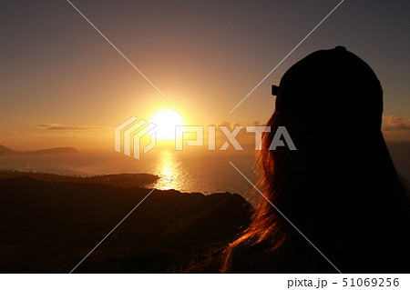 ダイヤモンドヘッド 日の出 ダイヤモンドヘッド 日の出 51069256