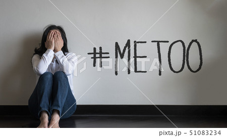 Panic attack woman, stressful depressed emotional  51083234