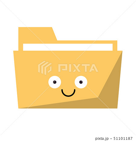 Folder document cute cartoon Folder document cute cartoon 51101187