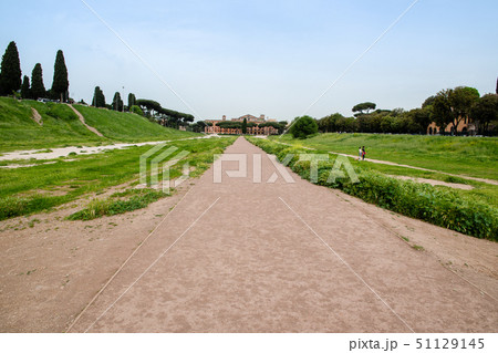ローマ市内の古代遺跡(イタリア) チルコ・マッシモ ローマ市内の古代遺跡(イタリア) チルコ・マッシモ 51129145