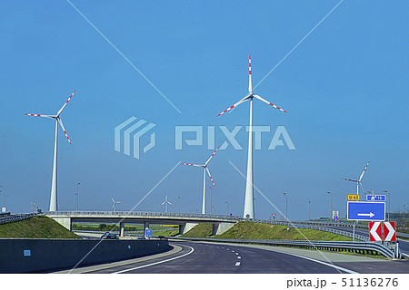 Wind turbine .Sustainable development, renewable energy.Windmills for electric power production Wind turbine .Sustainable development, renewable energy.Windmills for electric power production 51136276