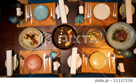Spanish Cuisine culinary in variety of menu Spanish Cuisine culinary in variety of menu 51137238