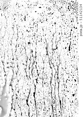 Black Dropping Splatters on White Surface 51142134