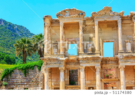 Celsus Library in Ephesus, Turkey 51174380