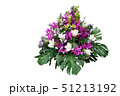 Wedding floral decoration with tropical foliage 51213192