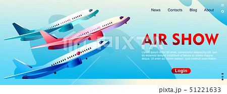 Concept banner air show 51221633