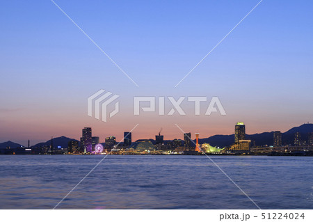 神戸・都市風景・夕景 51224024