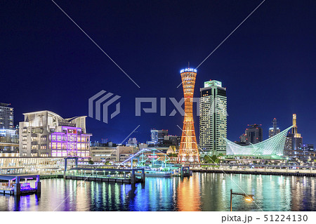 神戸・都市風景・夜景 51224130
