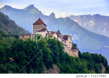 Vaduz Castle, Liechtenstein, Alps mountains 51227060