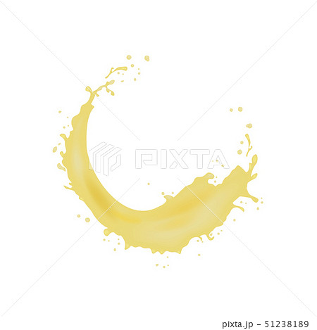 3d realistic twisted juice splash with drops. 51238189