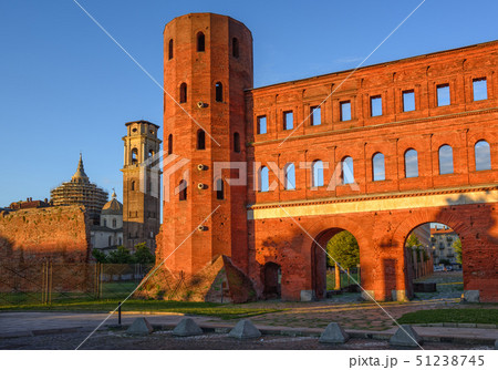 The Palatine Towers and Cathedral of Turin, Italy The Palatine Towers and Cathedral of Turin, Italy 51238745