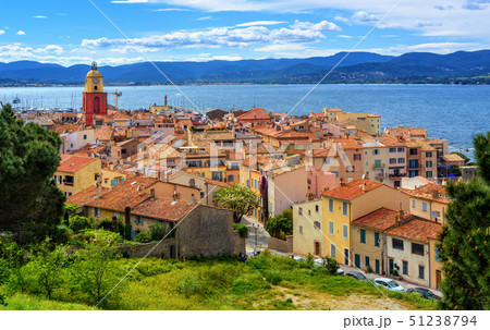 Historical Old Town of St Tropez, Provence, France 51238794