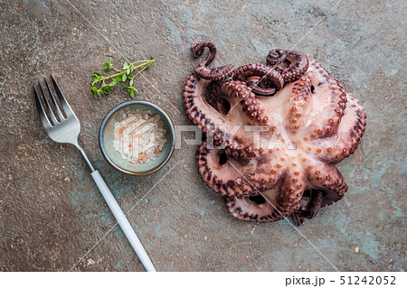 Boiled fresh octopus 51242052