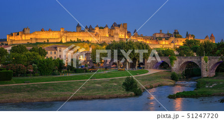 Carcassonne medieval Old Town, Languedoc, France 51247720