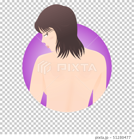 Naked woman icon 51280477