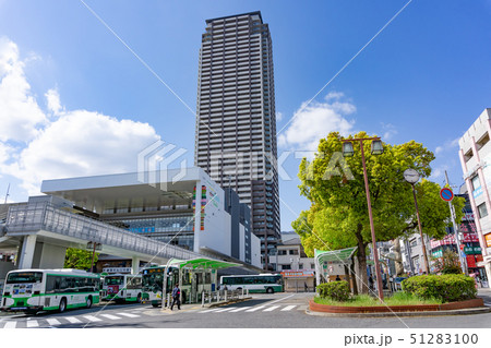 駅前風景　御影駅　阪神御影 51283100