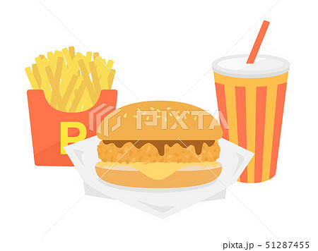 ハンバーガーセット 51287455