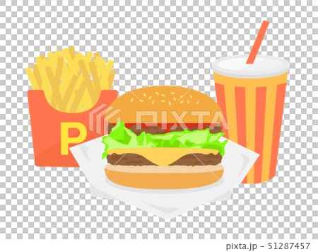 ハンバーガーセット 51287457