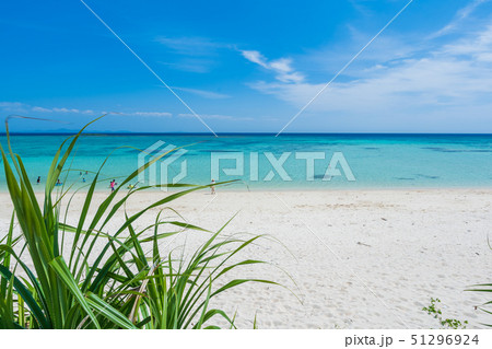 Giビーチ 伊江島の写真素材