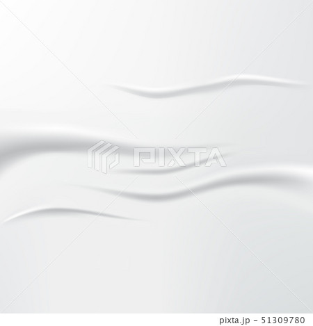 Beautiful White Silk. Drapery Textile Background, 51309780