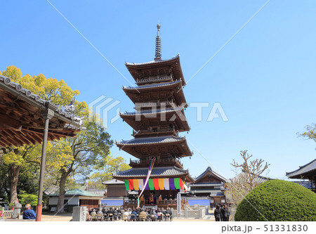 本山寺五重塔の解体修理完了を祝う竣工式(四国霊場第70番札所) 本山寺五重塔の解体修理完了を祝う竣工式(四国霊場第70番札所) 51331830