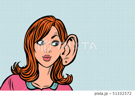 woman eavesdropping, gossip secrets and rumors 51332572