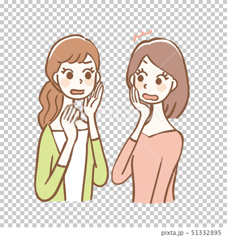 女性 2人組 噂話 女性 2人組 噂話 51332895