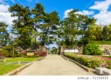 高松城(玉藻公園)入口部分 高松城 玉藻公園 高松城址 高松城(玉藻公園)入口部分 高松城 玉藻公園 高松城址 51336934