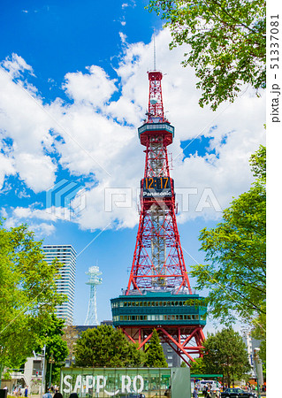 札幌　大通公園　テレビ塔　オリンピックマラソン 51337081