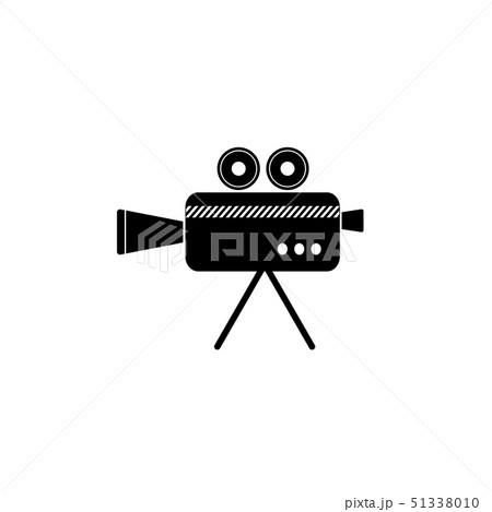 Cinema camera icon. vector illustration black  51338010