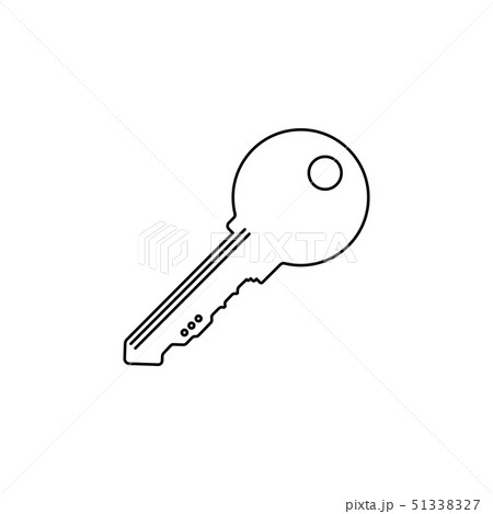 Key Icon. vector illustration black on white 51338327