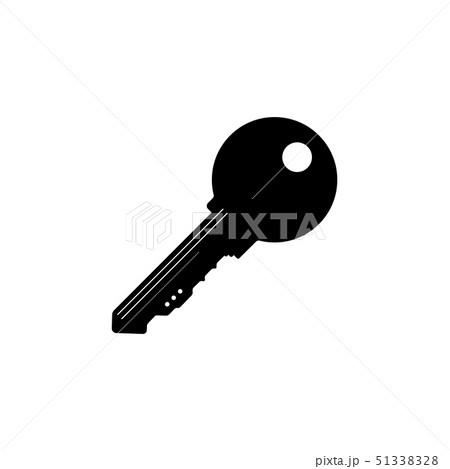 Key Icon. vector illustration  black on white  51338328