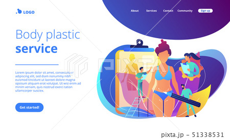 Body contouring concept landing page. 51338531