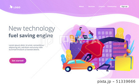 New technology and fuel saving engine landing page. 51339666