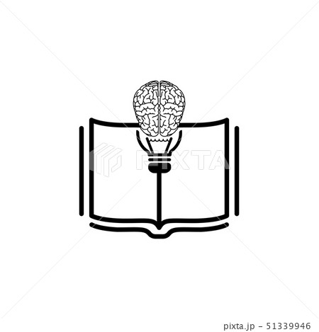 Learning vector icon black on white background Learning vector icon black on white background 51339946