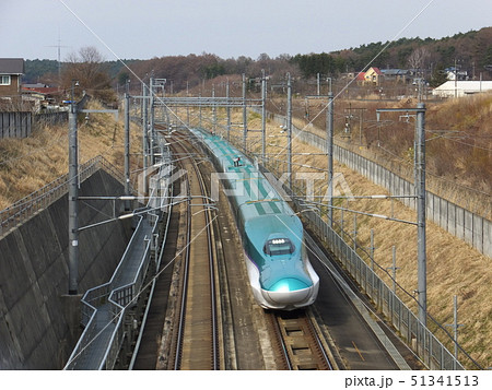 JR東日本 盛岡～いわて沼宮内間を走行 北海道新幹線H5系 51341513